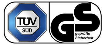 TÜV und GS geprüft